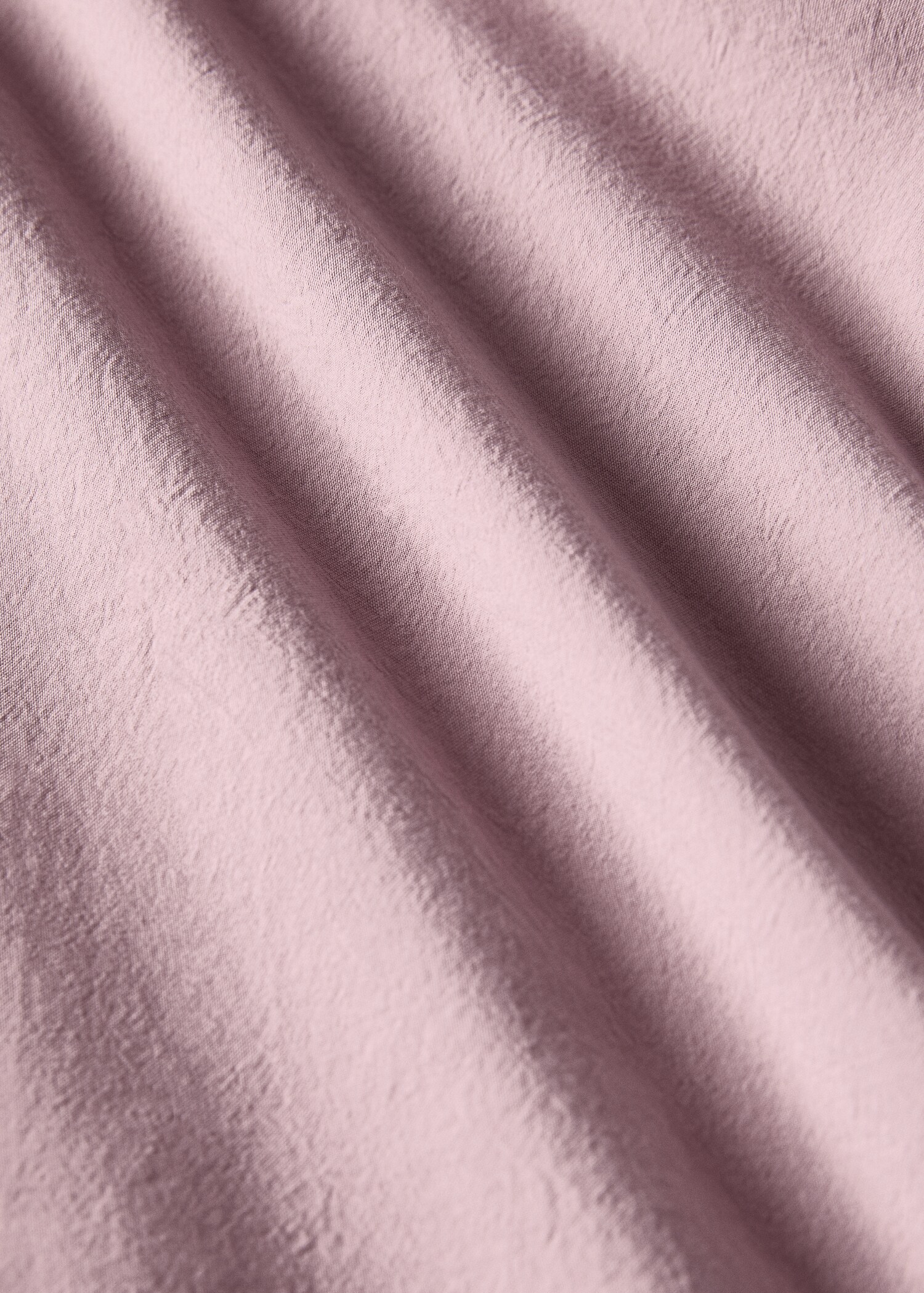 Washed cotton double-stitched fitted sheet for cot - Details of the article 2