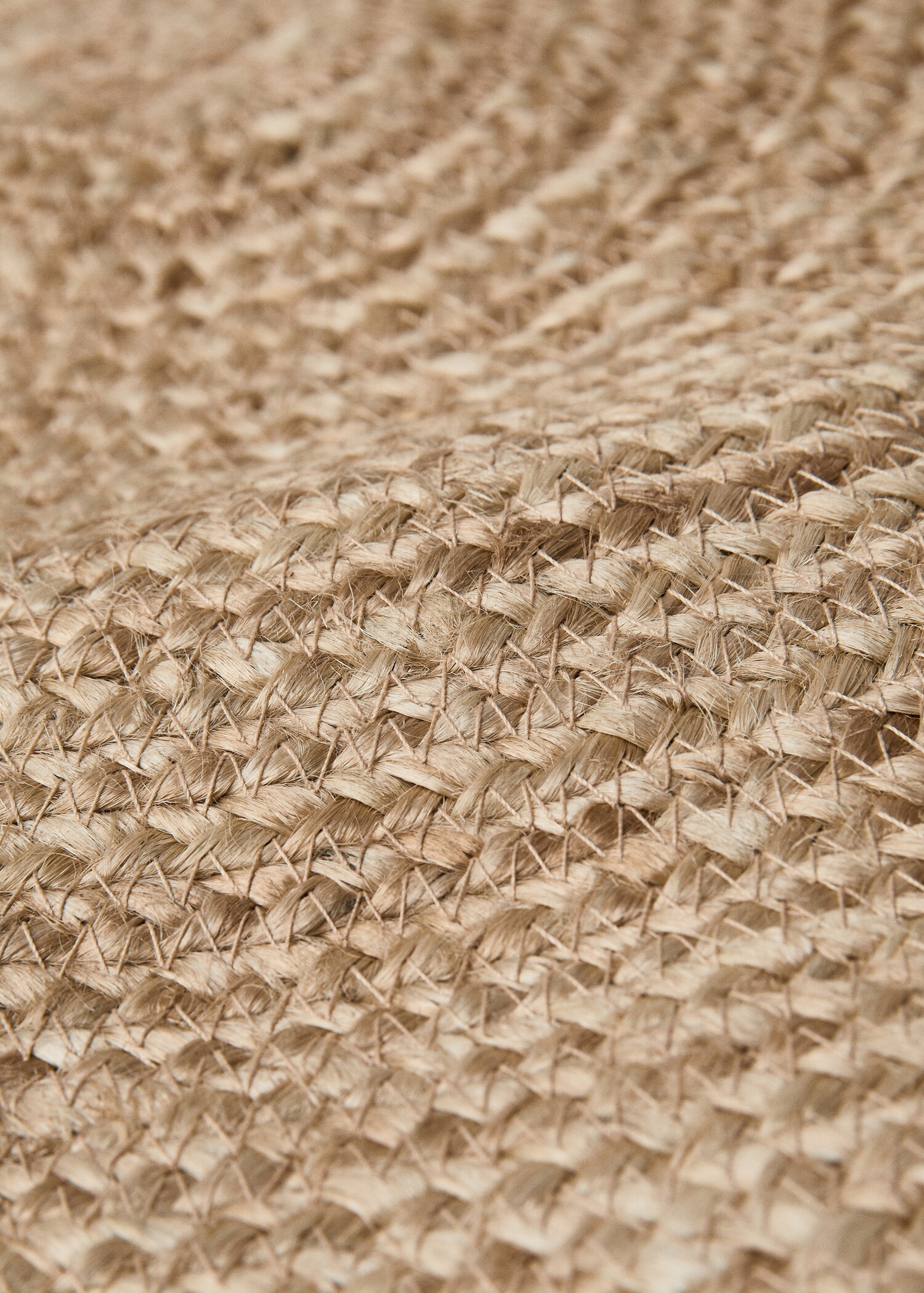 Round jute rug - Details of the article 2