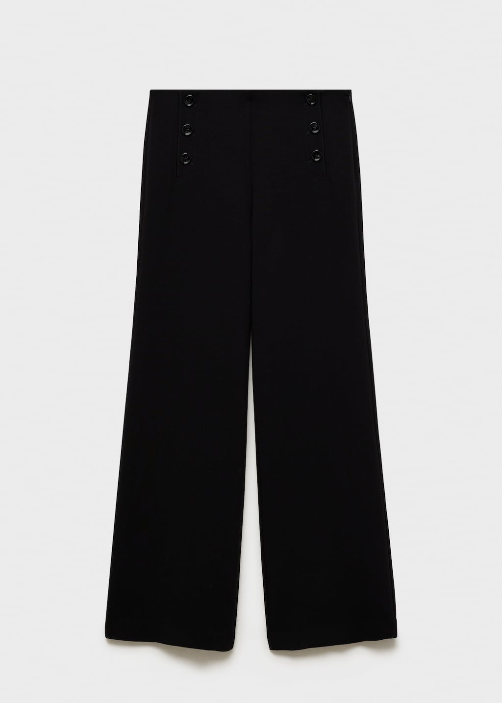 Wide leg pants with buttons - image 5