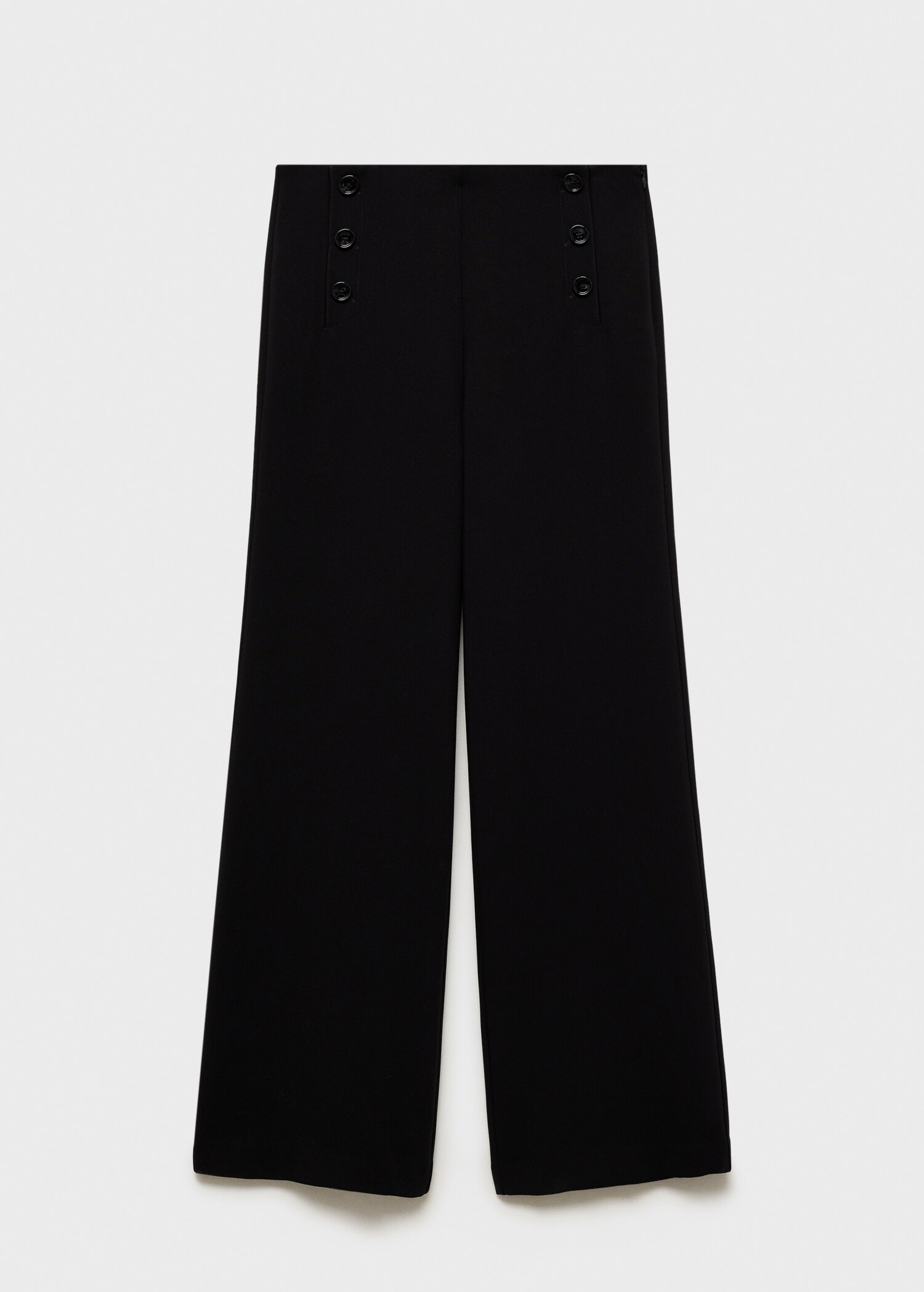 Wide leg trousers with buttons - Article without model