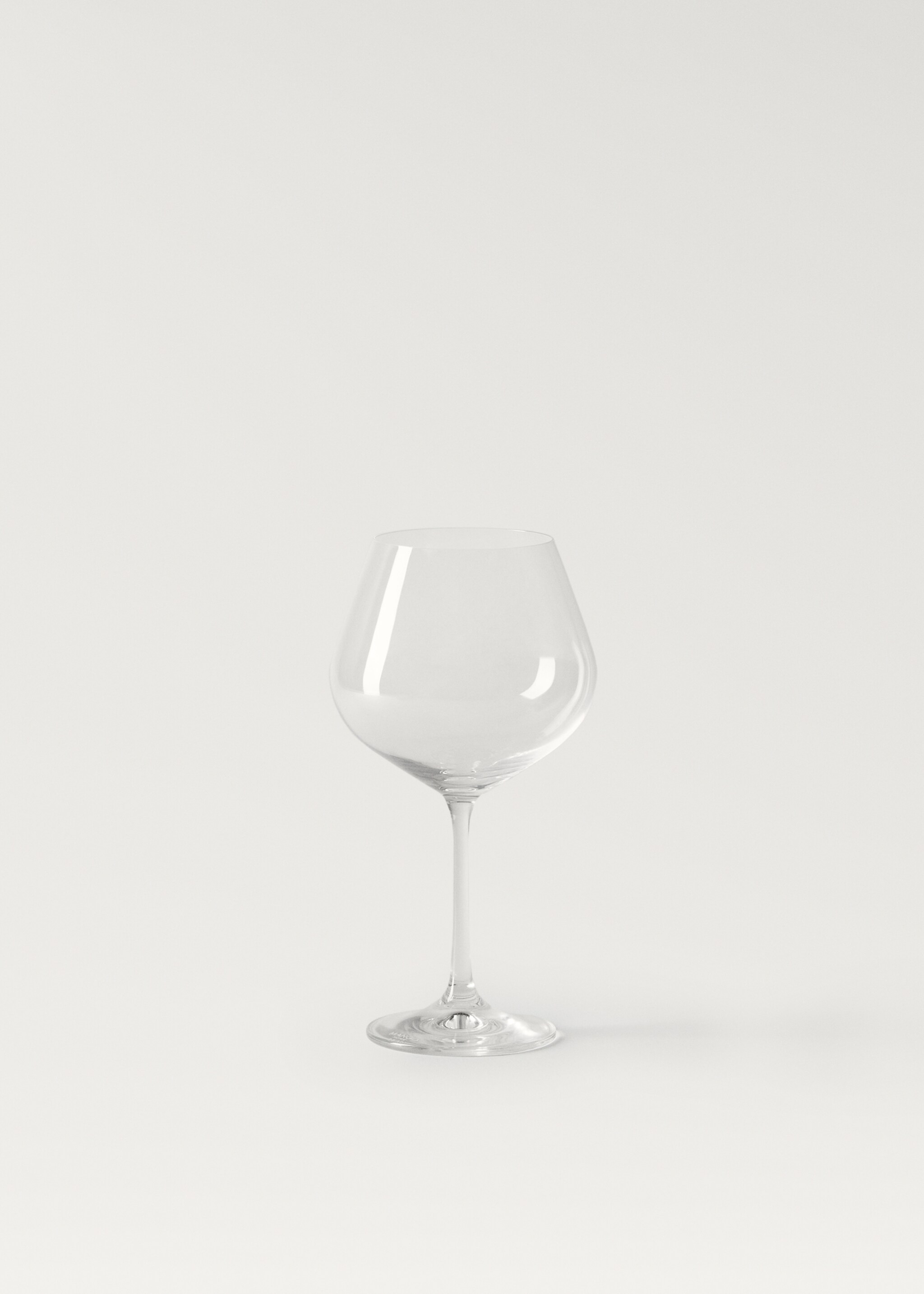 Crystalline glass with wide design - Article without model, Ice Grey. Ref: 27182952-00.