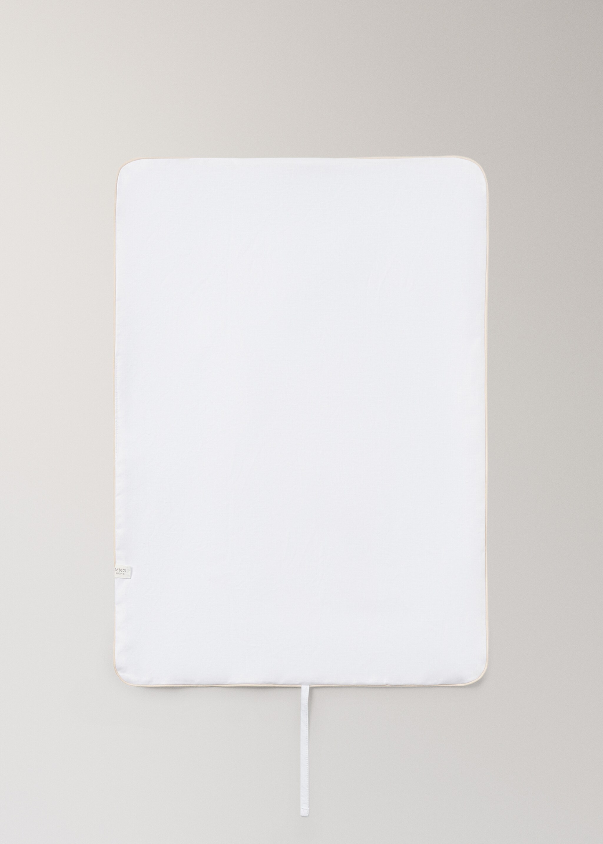 Portable chiffon baby changing mat - Details of the article 3, Ecru. Ref: 27183654-00.
