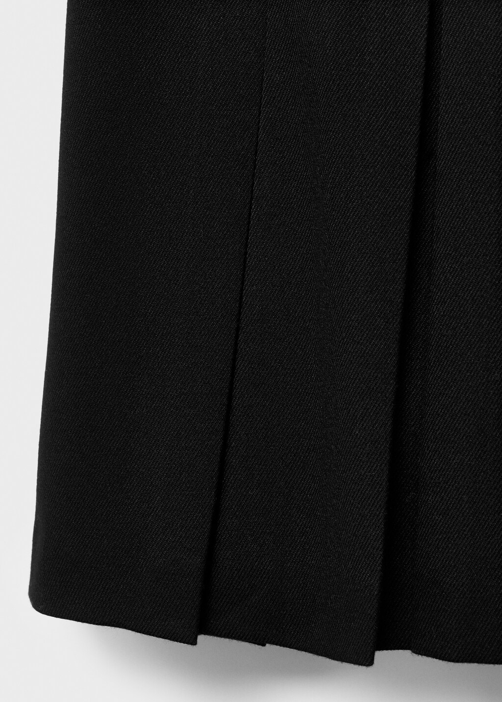 Mango Pleated mini-skirt