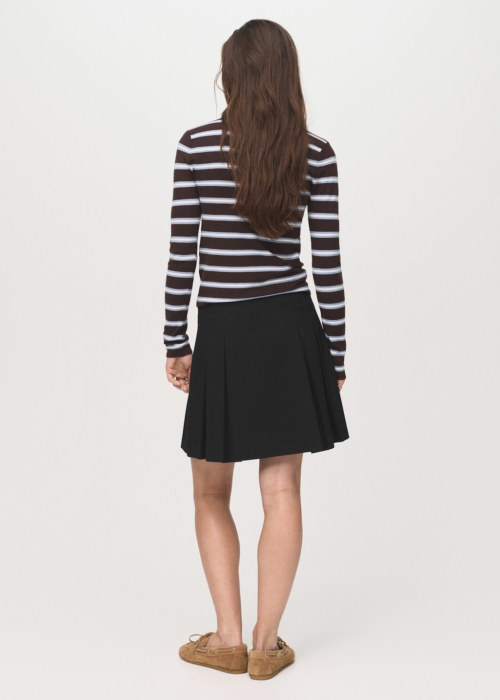 Pleated mini-skirt - image 3