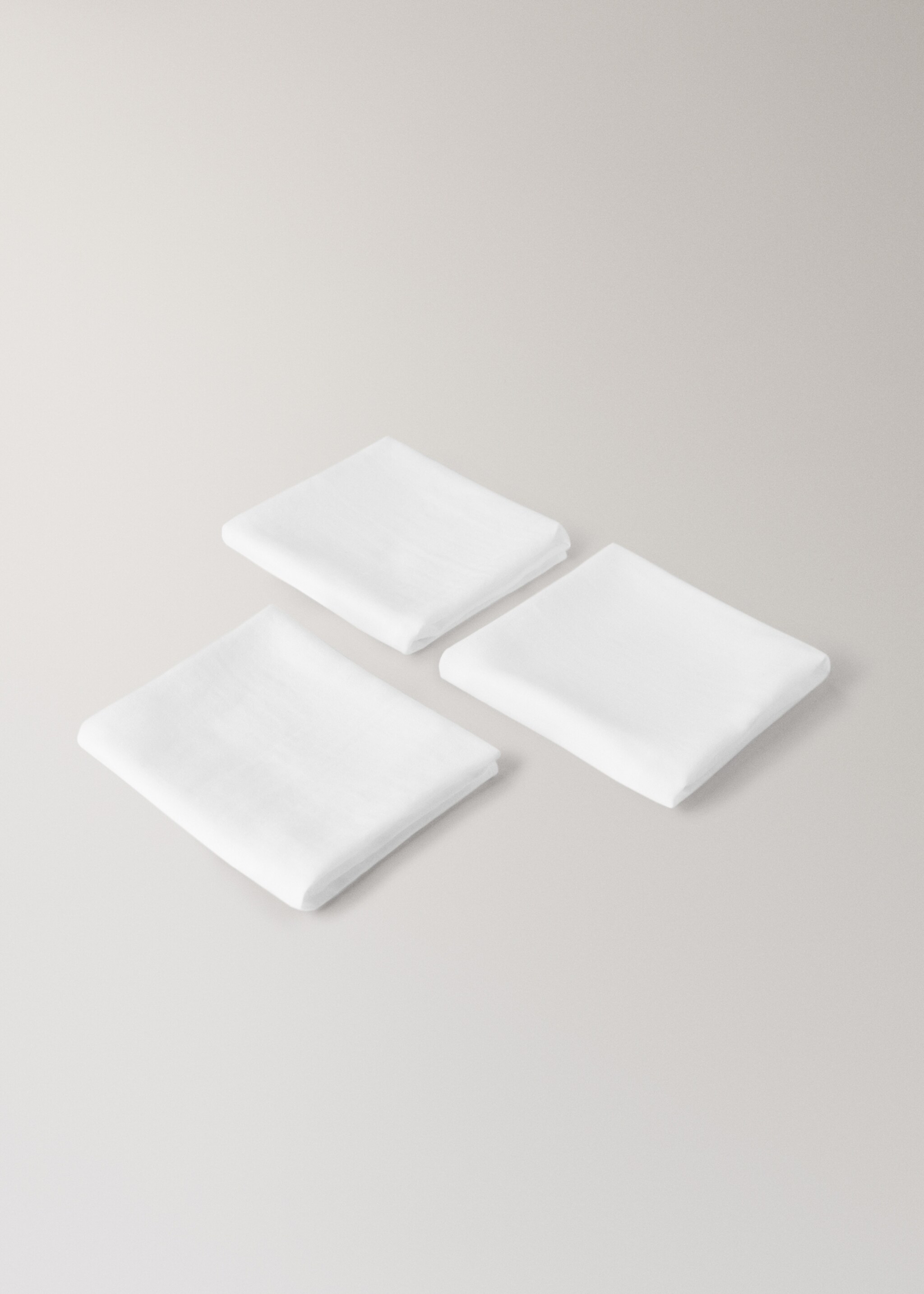 Effen katoenen luierdoek - Detail van het artikel 1, Ecru. Ref: 27193345-00.