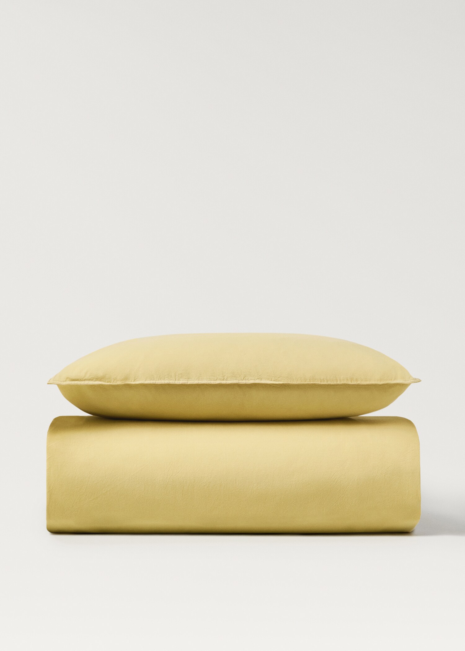 Funda nórdica cuna algodón lavado doble pespunte - Artículo sin modelo