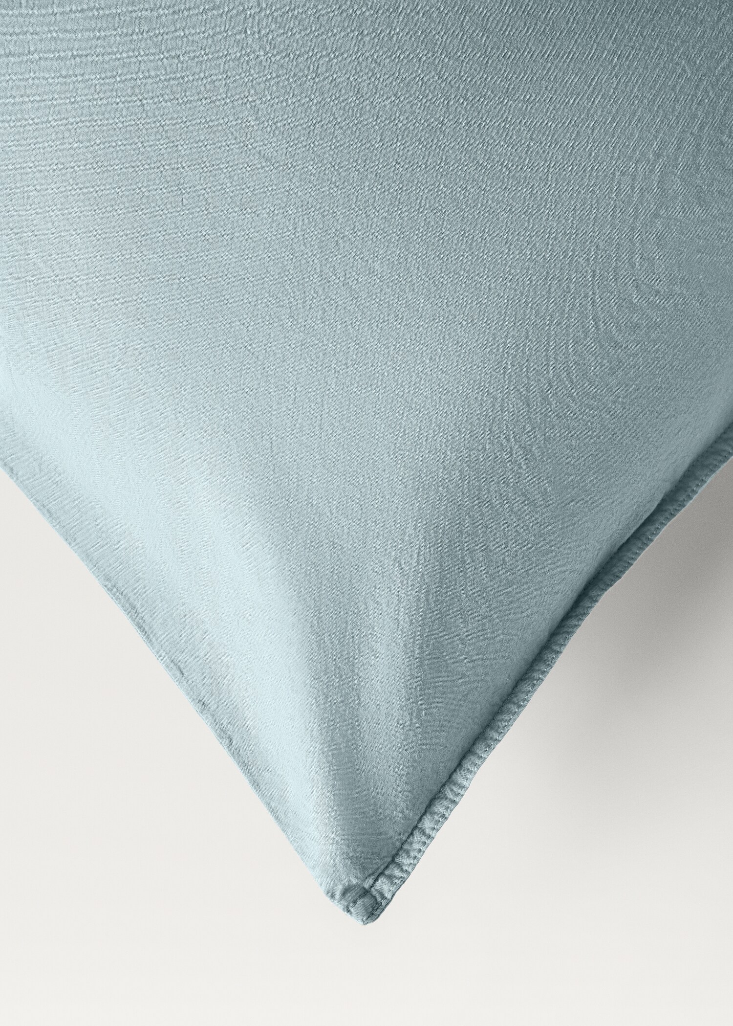 Funda nórdica cuna algodón lavado doble pespunte - Detalle del artículo 3