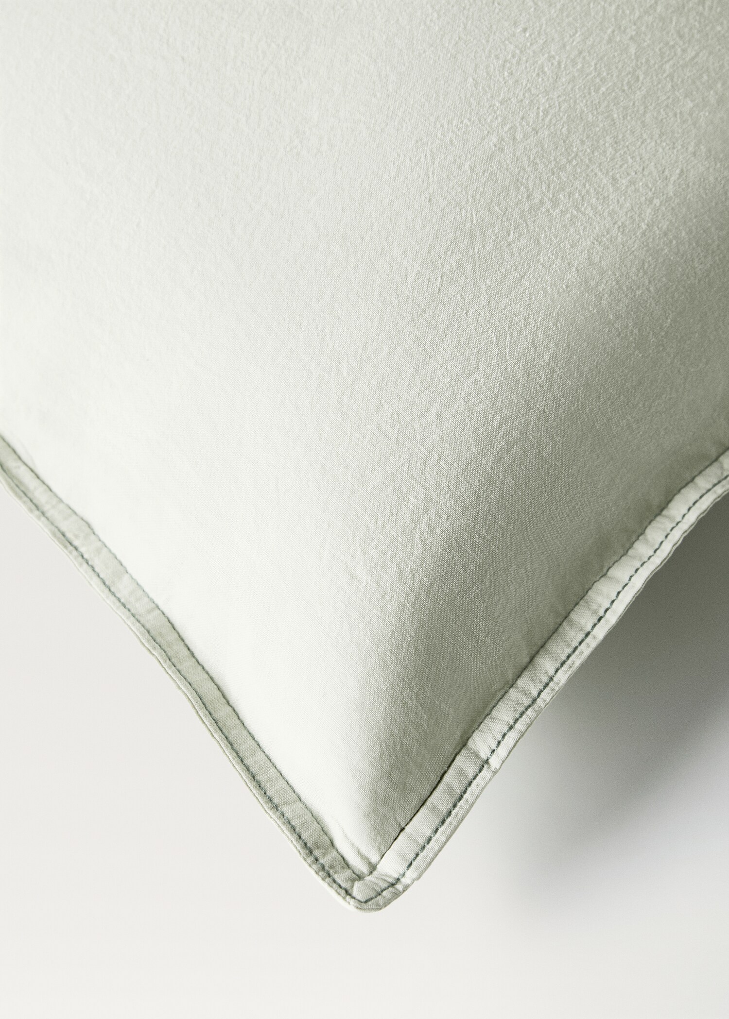 Funda nórdica cuna algodón lavado doble pespunte - Detalle del artículo 3