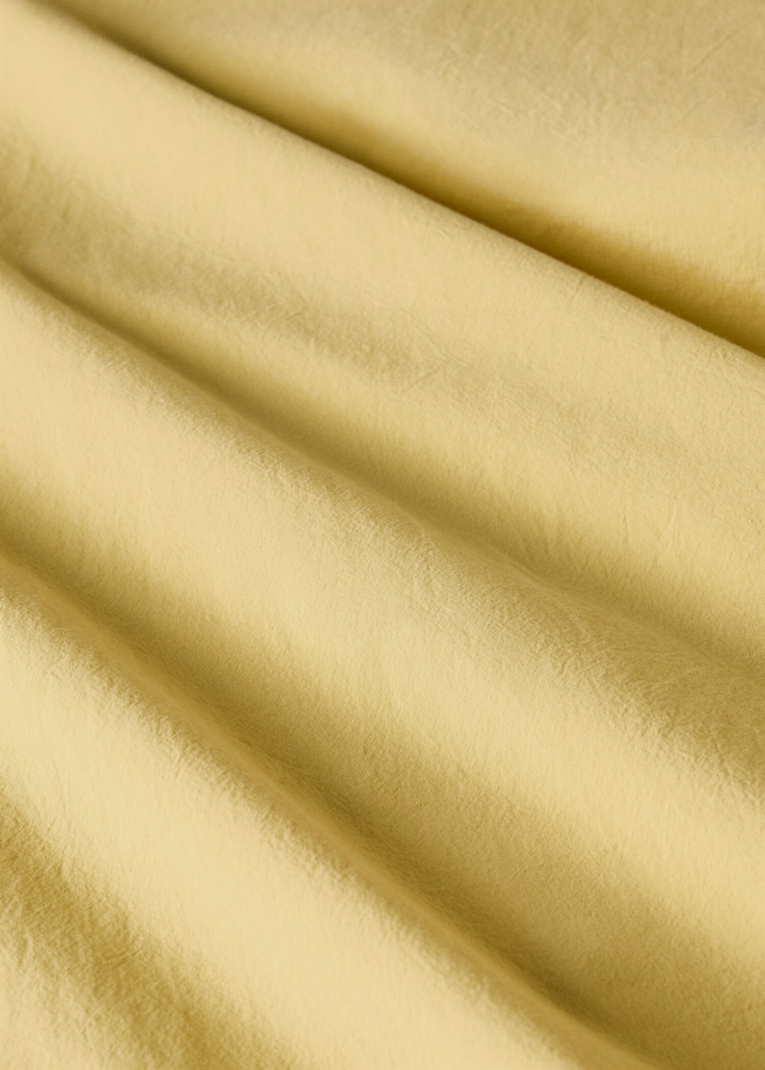 Washed cotton double-stitched top sheet for cot - Details of the article 1