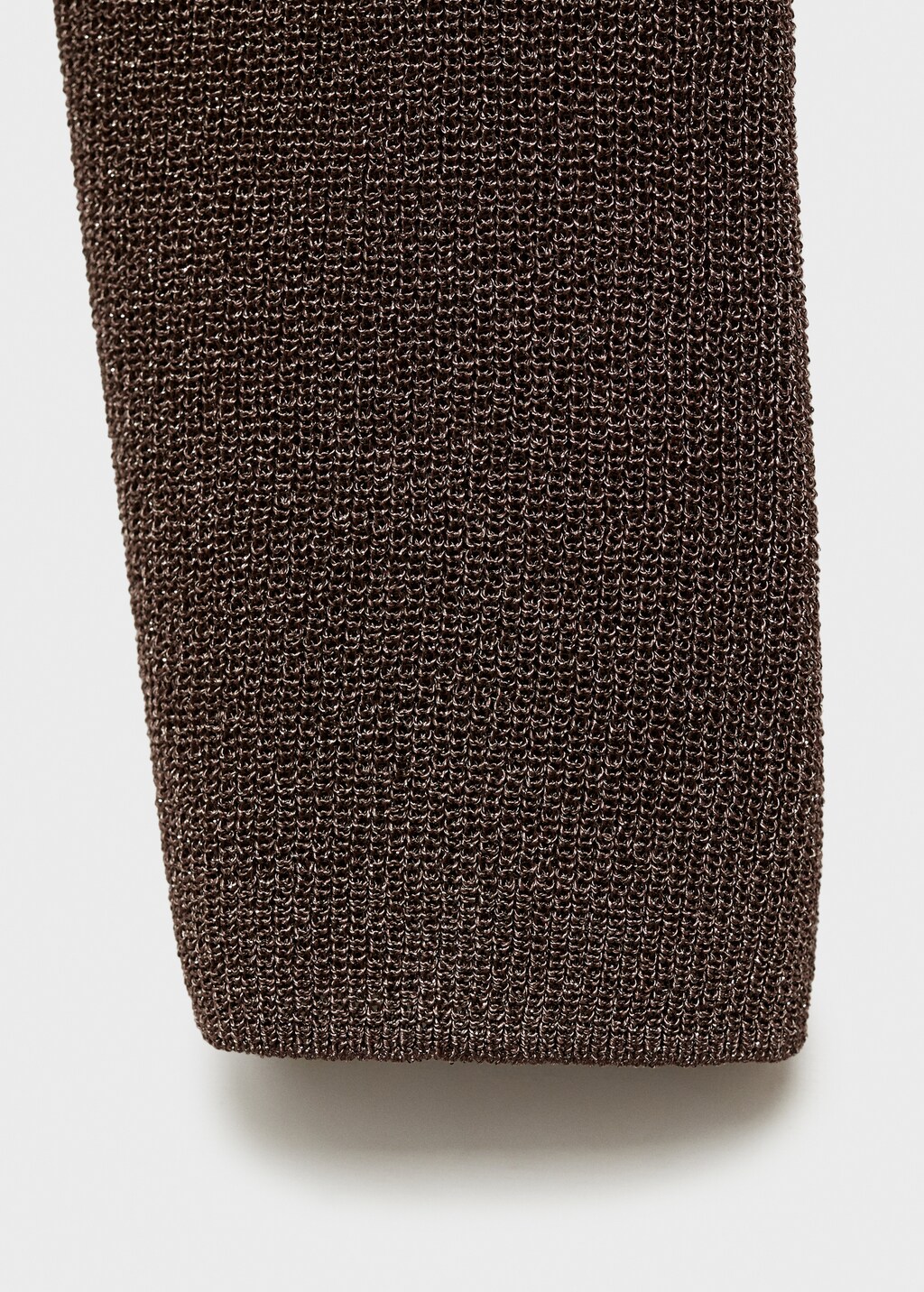 Mango V-neck lurex sweater