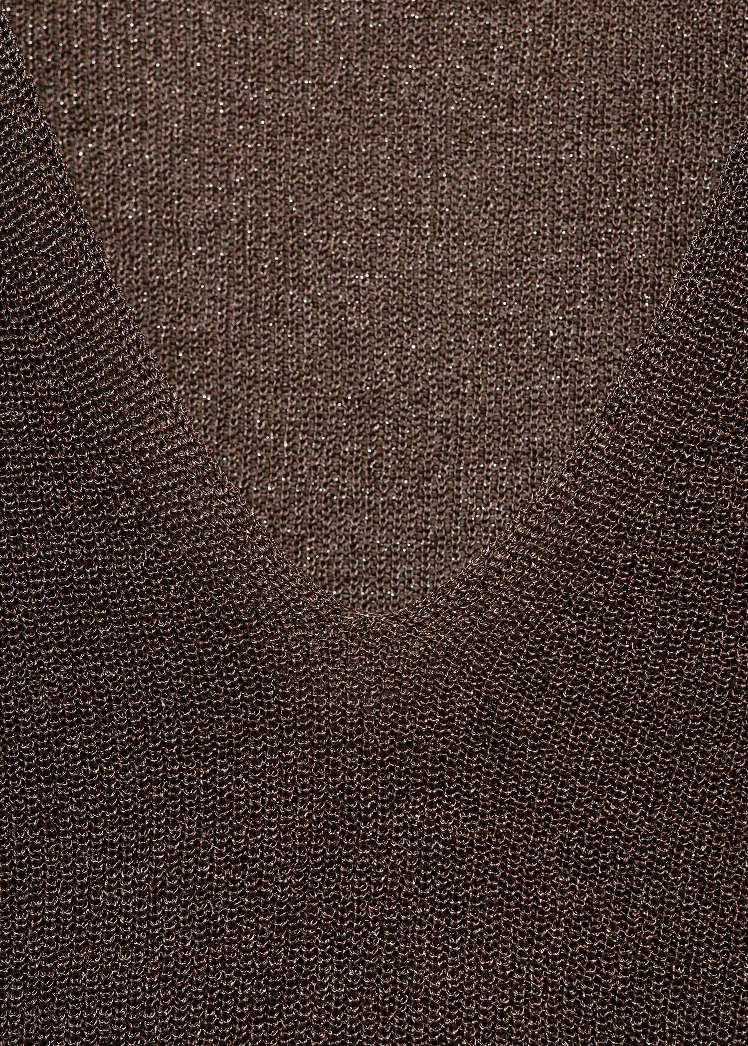 V-neck lurex sweater - Details of the article 8