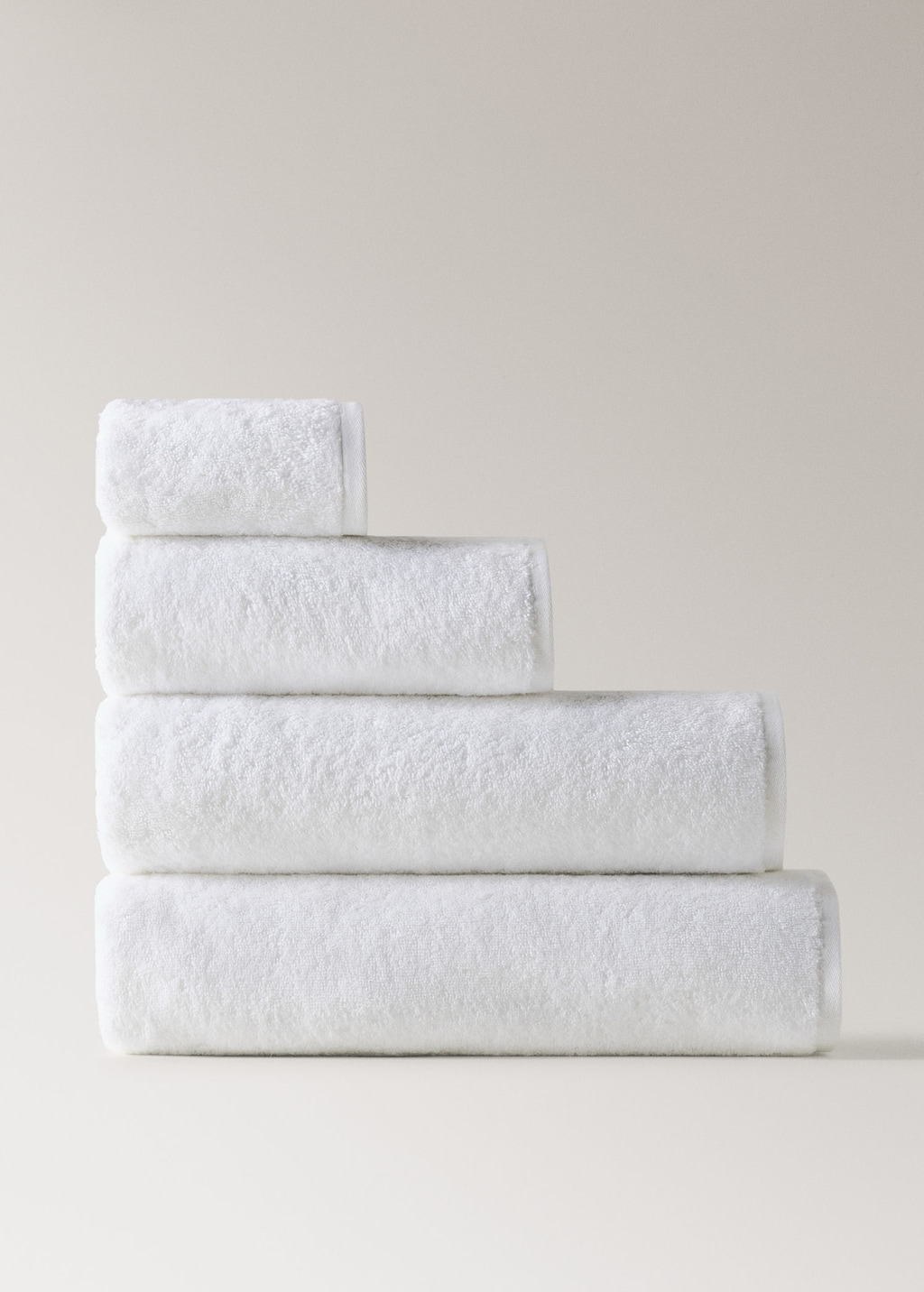 Mango Soft Cotton Shower Towel White