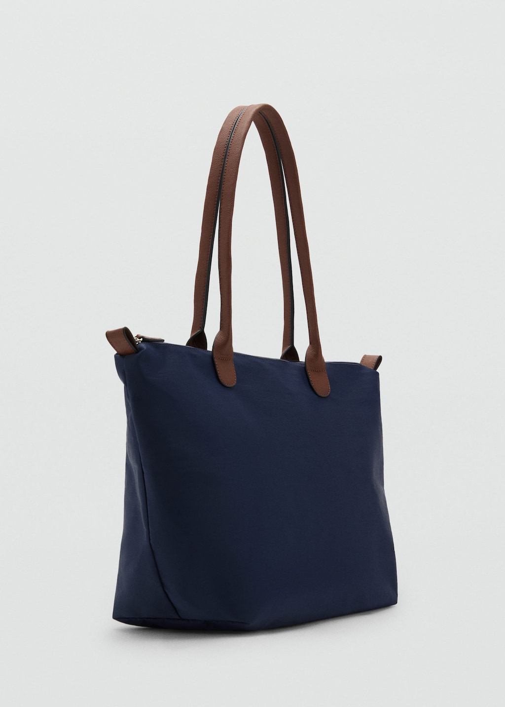 Mango Teen Shopper Bag In Blue
