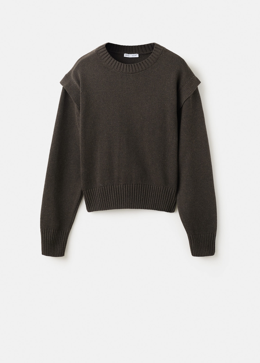 Mango Teen Knit Sweater Brown