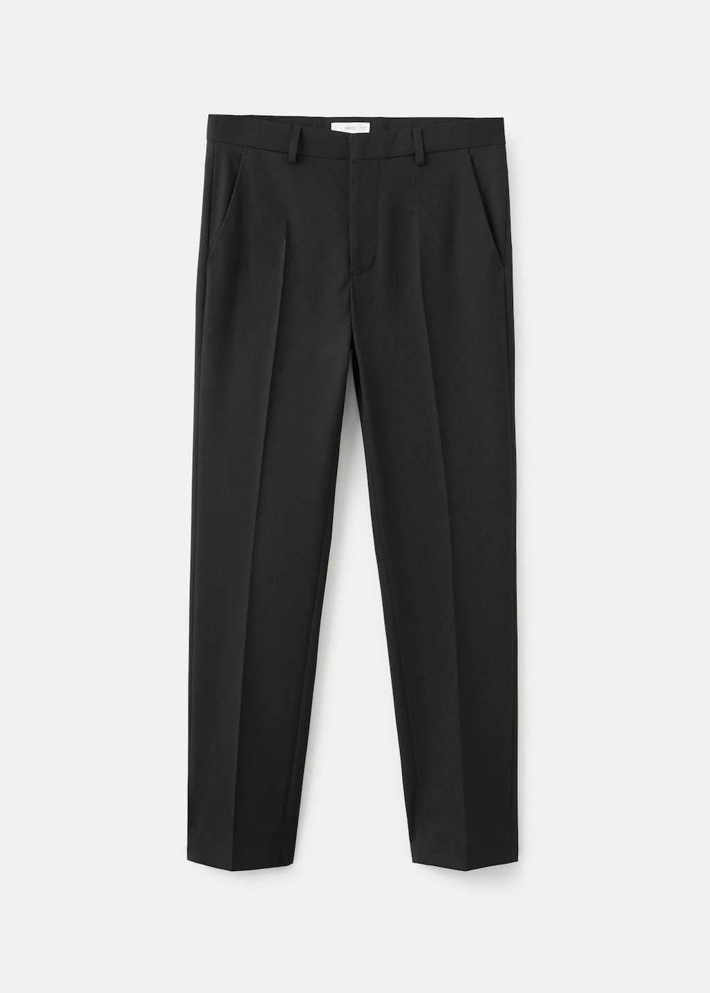 Mango Straight Suit Trousers Black