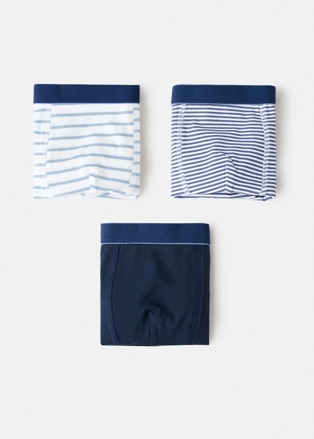 Mango Kids' 3-pack Combined Briefs Blue In Multi