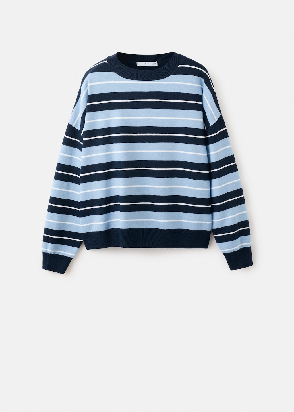 Mango Sweater Lotin Dark Navy In Blue