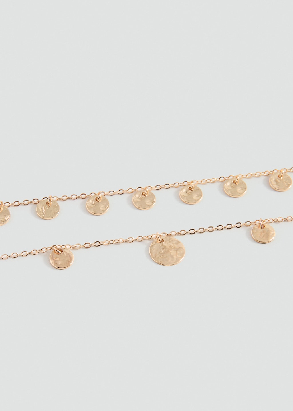 Mango 2 Pack Of Necklaces Gold