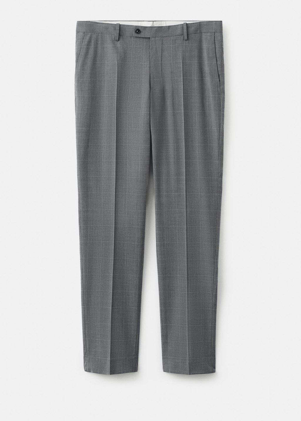 Mango Trousers London Grey In Gray