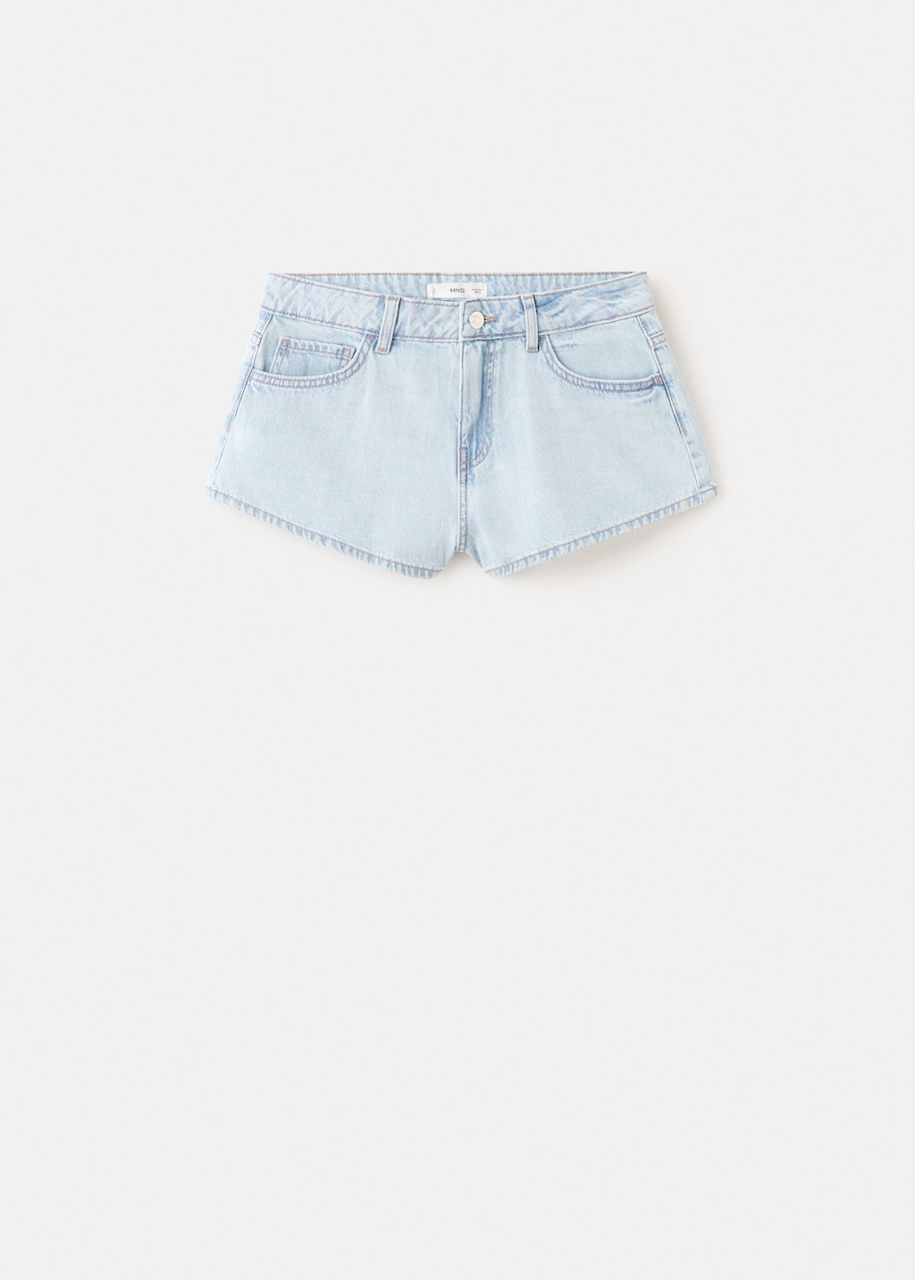 Mango Short En Jean Droit Bleu Clair - Fille - 42 -  Teen In Blue