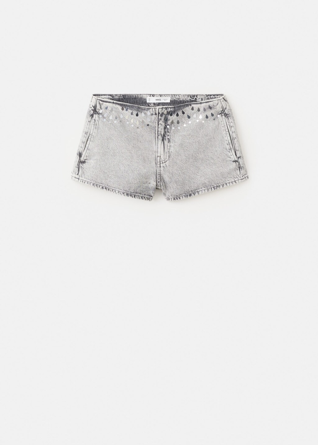 Mango Short Rain Gris Denim - Fille - 42 -  Teen In Gray