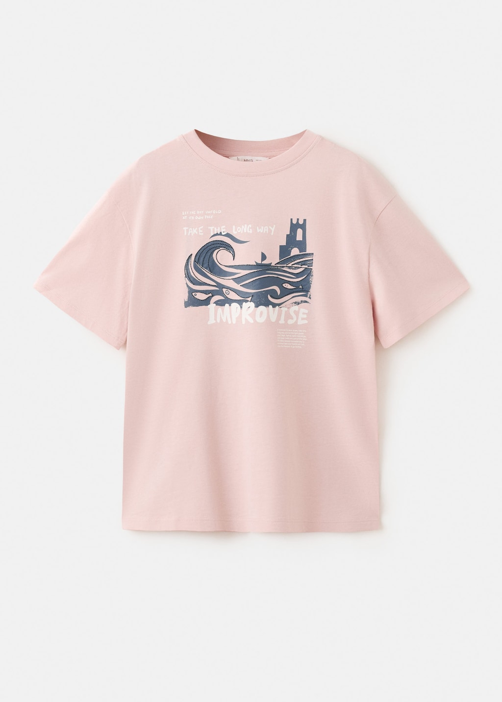 Mango T-shirt En Coton Imprimé Rose - Enfants - 9-10 Ans -  Kids In Pink
