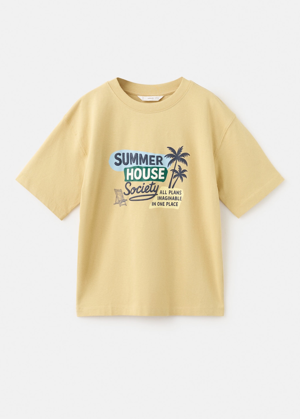 Mango T-shirt En Coton Imprimé Moutarde - Enfants - 13-14 Ans -  Kids In Neutral