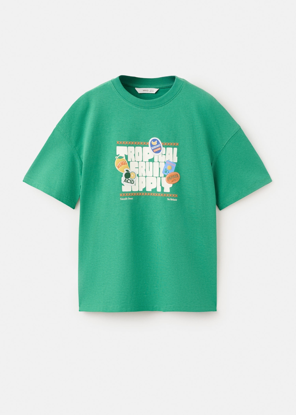 Mango T-shirt En Coton Imprimé Vert - Enfants - 11-12 Ans -  Kids In Green