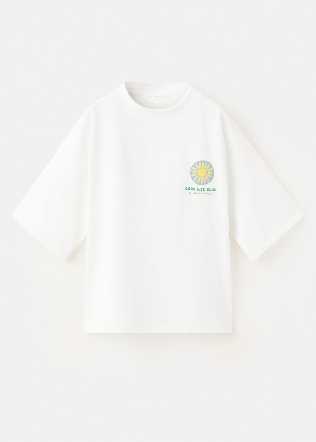 Mango T-shirt En Coton Imprimé Blanc Cassé - Enfants - 9-10 Ans -  Kids In White