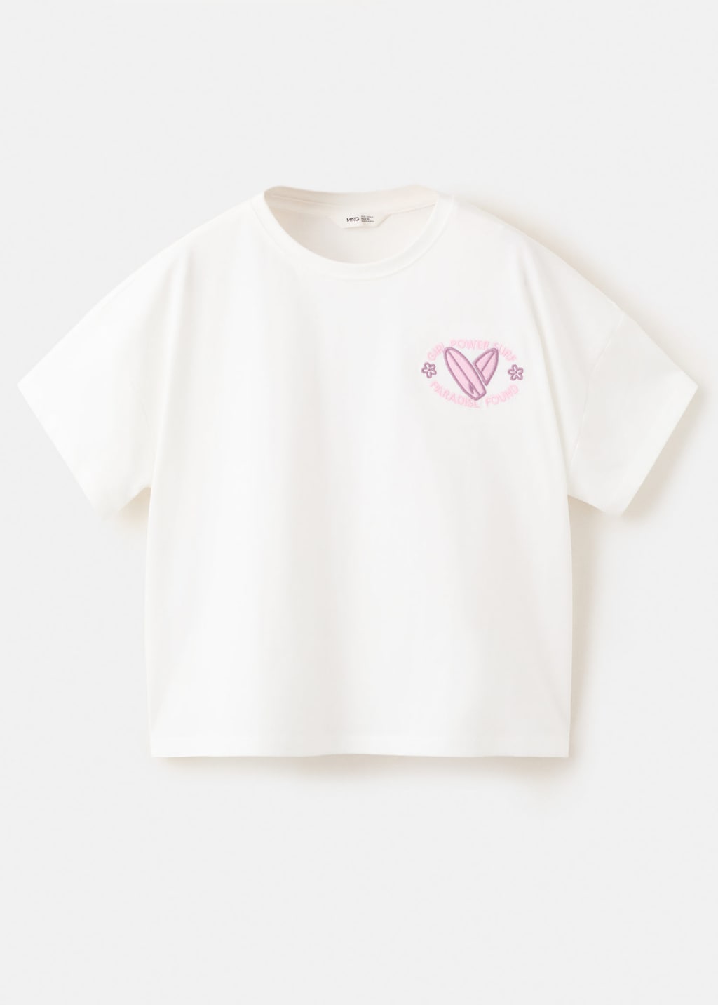 Mango T-shirt En Coton Imprimé Blanc Cassé - Enfants - 13-14 Ans -  Kids In White