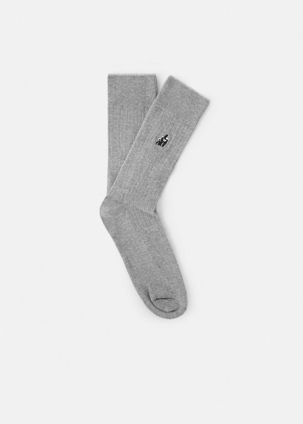 Mango Man Socks Gorilla Light Heather Grey In Gray