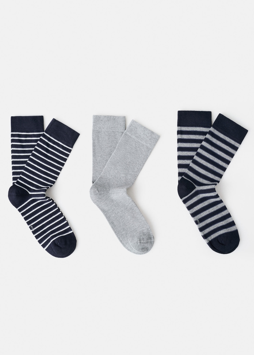 Mango Man Socks Trira3 Grey In Multi