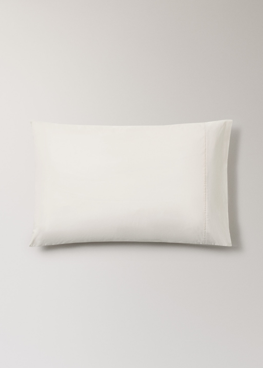 Mango Home Two 300-thread Count Cotton Percale Pillowcases 50x75 Cm Ivory White