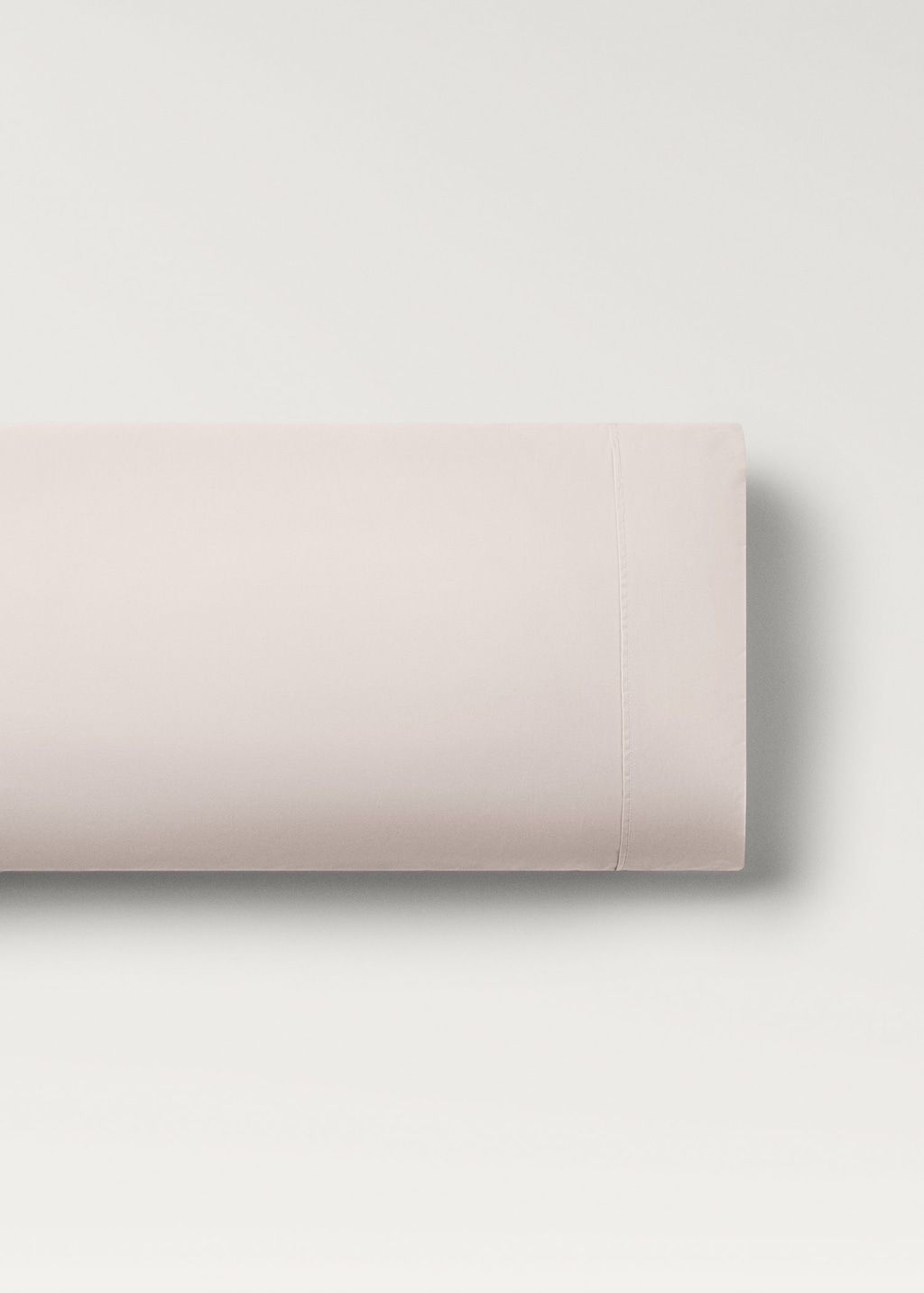 Mango Home Two 300-thread Count Cotton Percale Pillowcases 50x75 Cm Light/pastel Grey