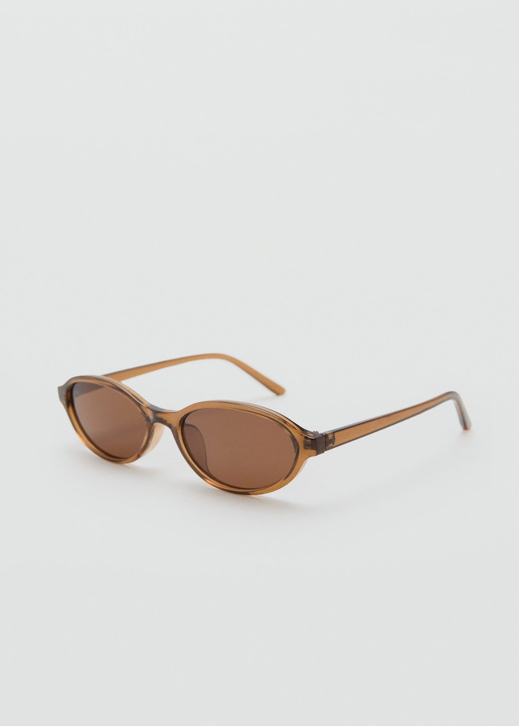 Mango Rectangular-frame Sunglasses Brown