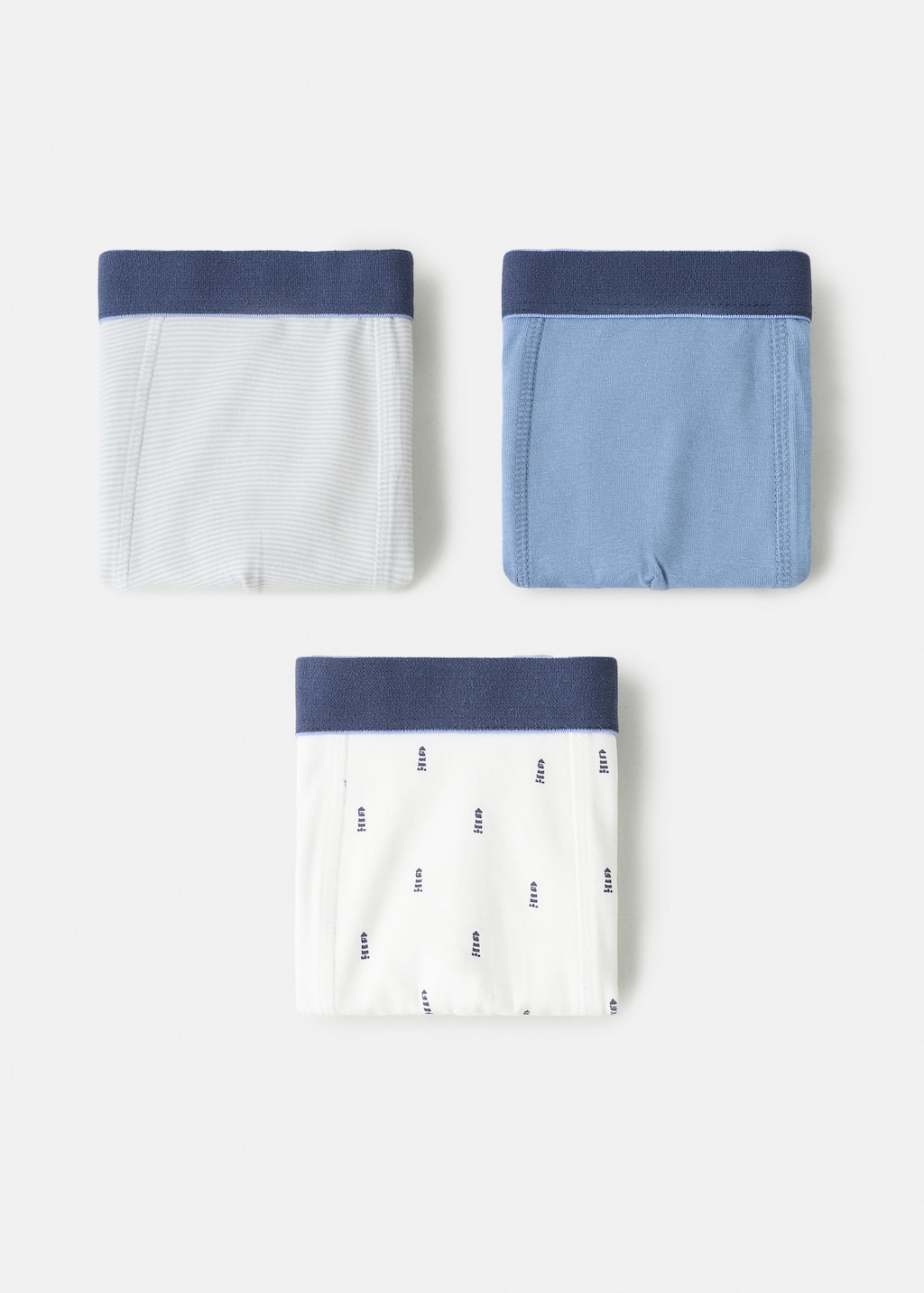 Mango Kids' 3-pack Combined Briefs Blue In Red