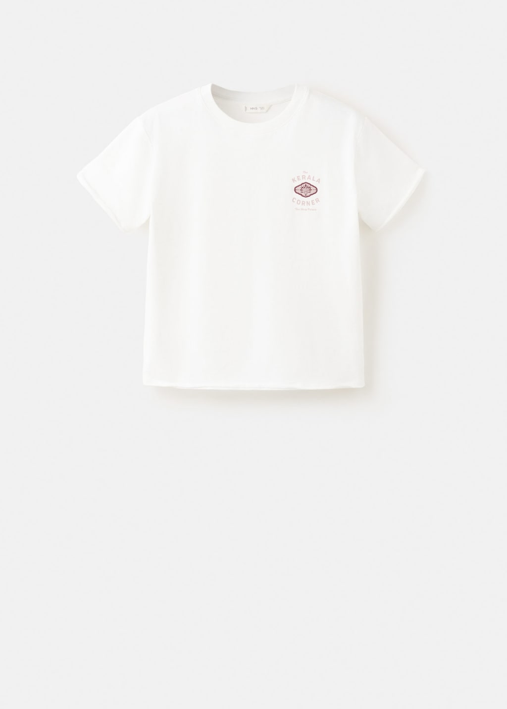 Mango T-shirt Kerala Off White