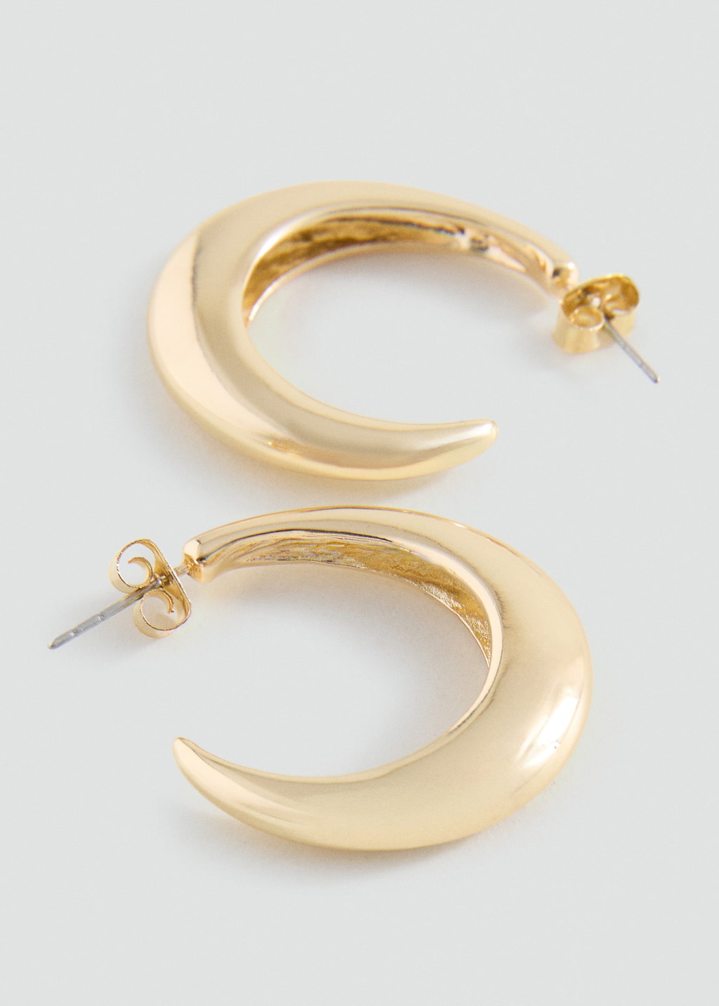 Mango Hoop Earrings Gold