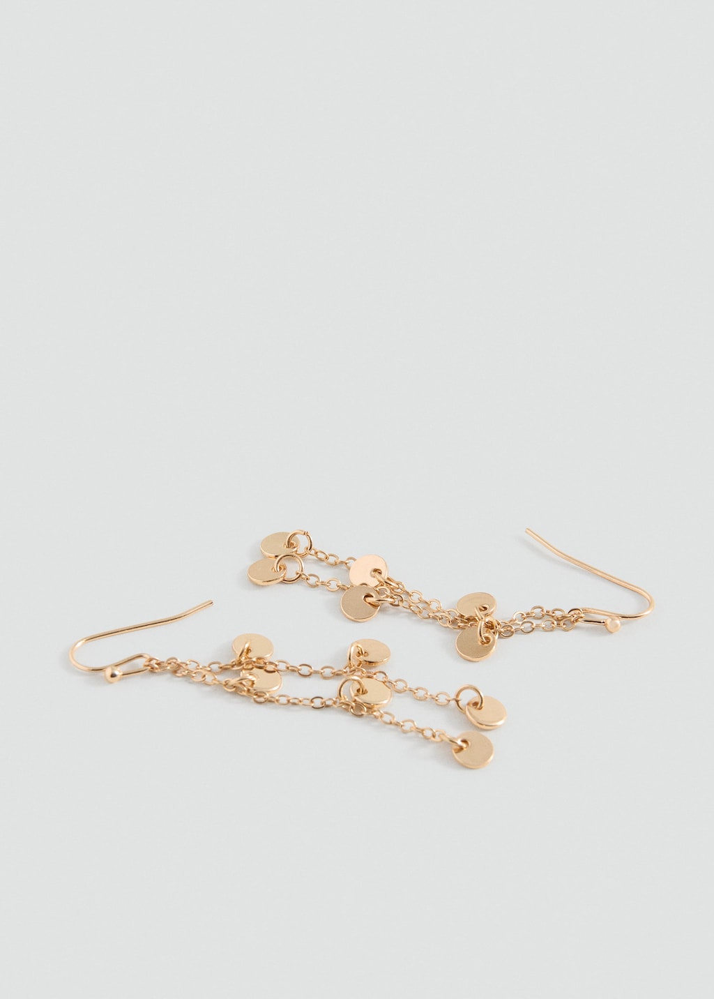 Mango Beaded Drop Earrings Gold