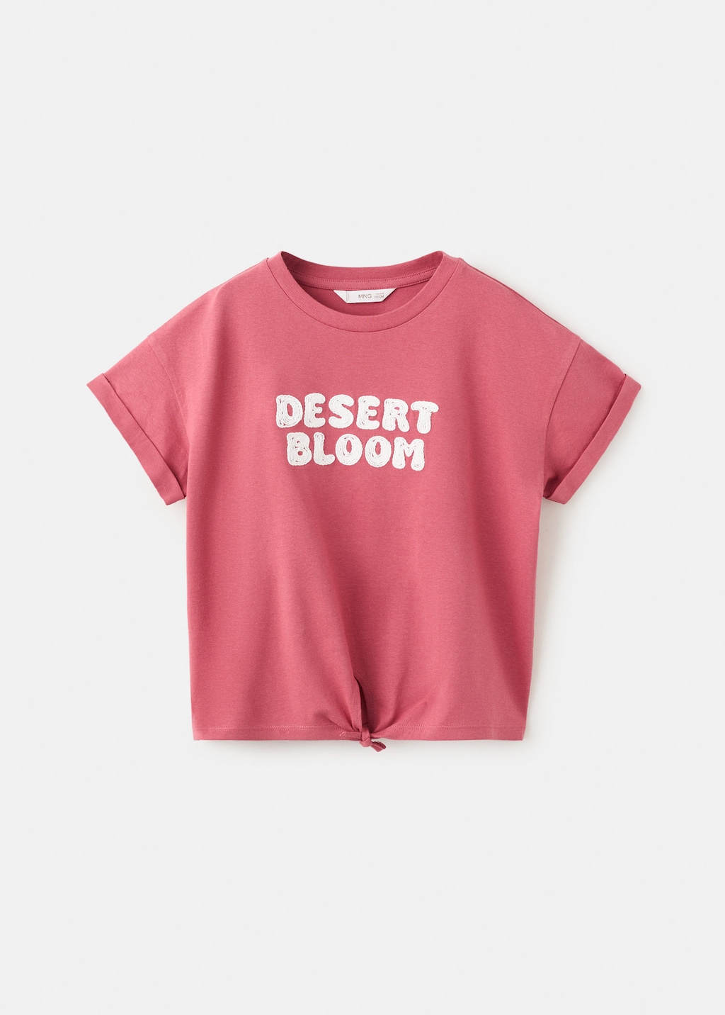 Mango T-shirt En Coton Imprimé Bordeaux - Enfants - 13-14 Ans - Kids In Burgundy