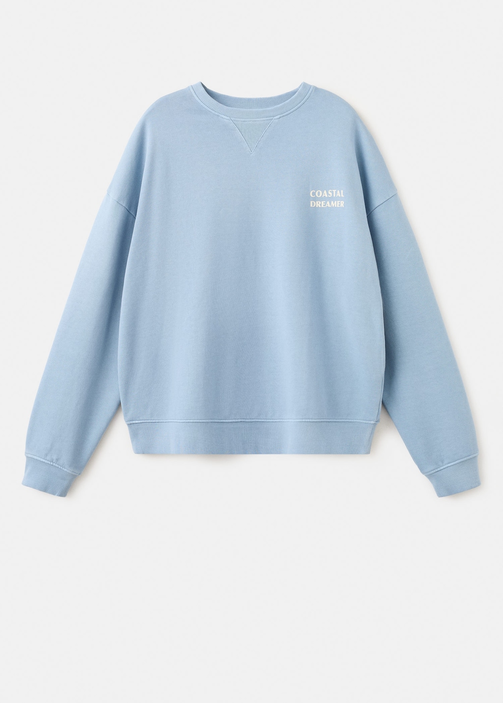 Mango Sweat-shirt Coton Imprimé Bleu - Fille - Xs -  Teen In Blue