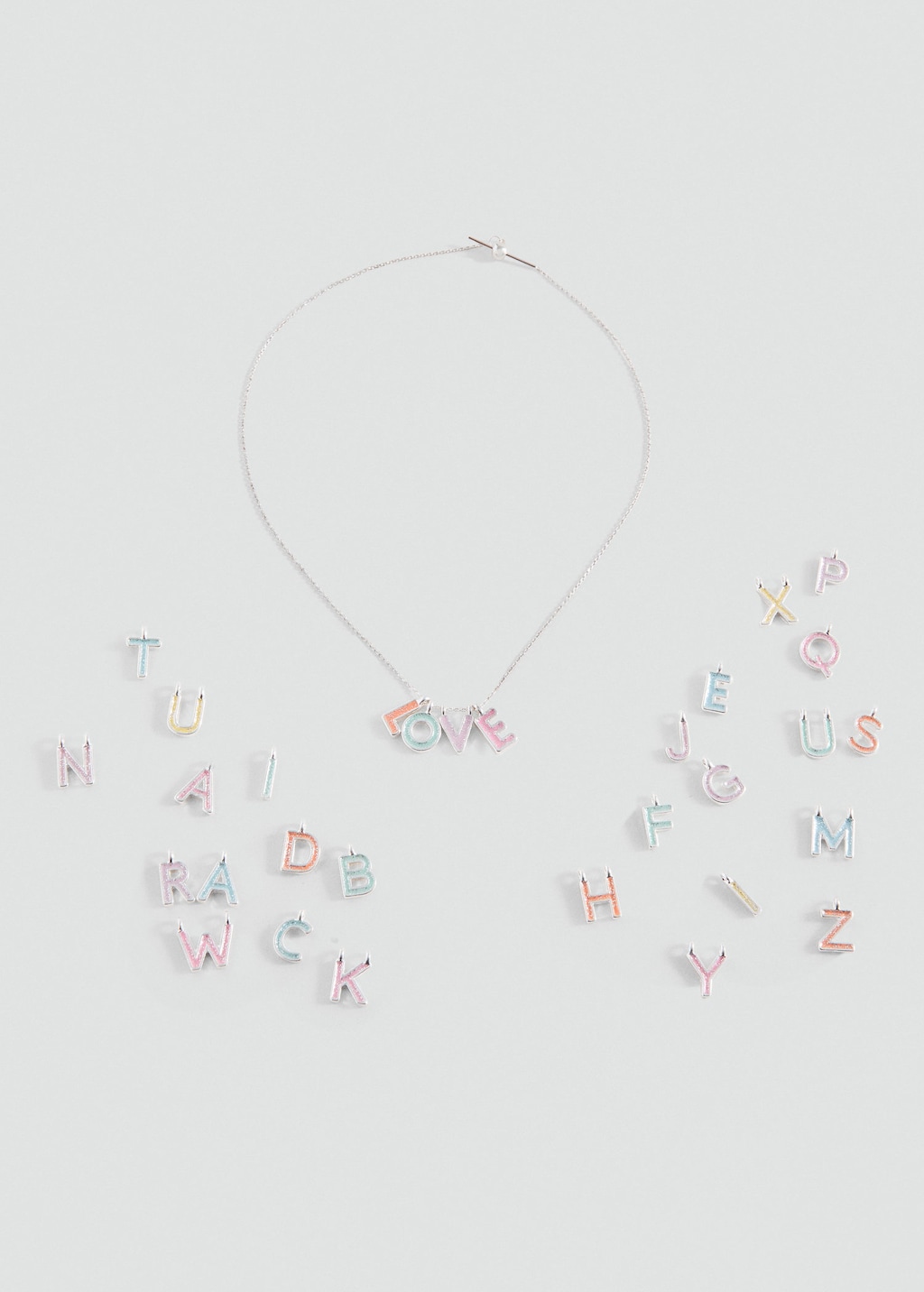 Mango Kids' Bead Multiple Necklace Gold