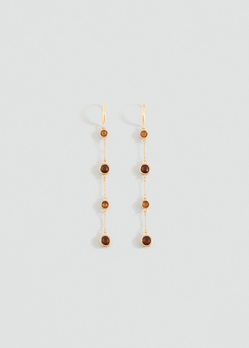 Mango Boucles D'oreilles Fil Sphères Or - Femme - Taille Unique -  In Gold