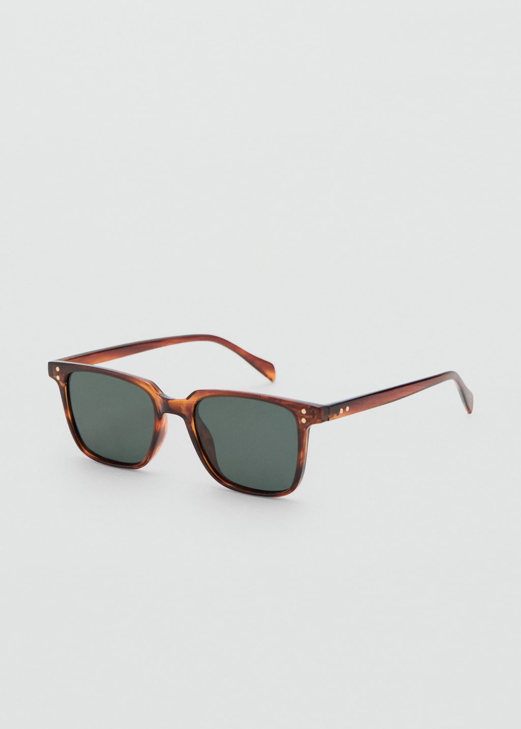 Mango Man Rectangular-frame Sunglasses Brown