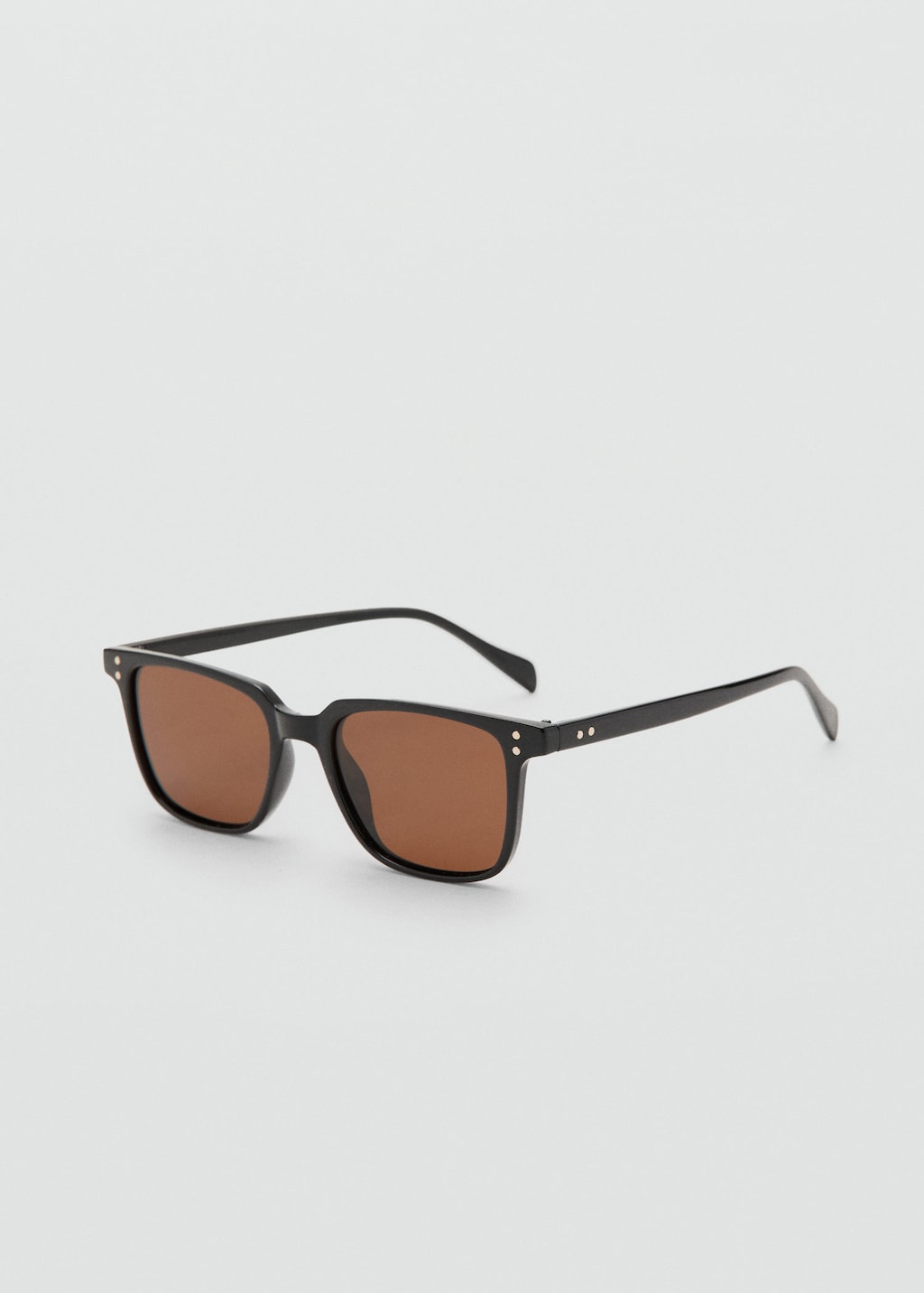 Mango Man Rectangular-frame Sunglasses Black