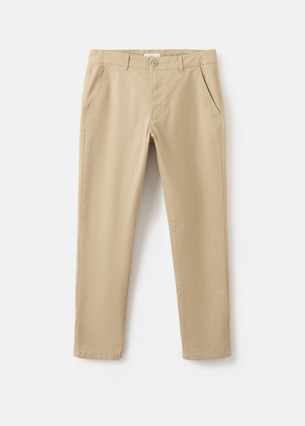 Mango Teen Trousers Chino Beige In Neutral