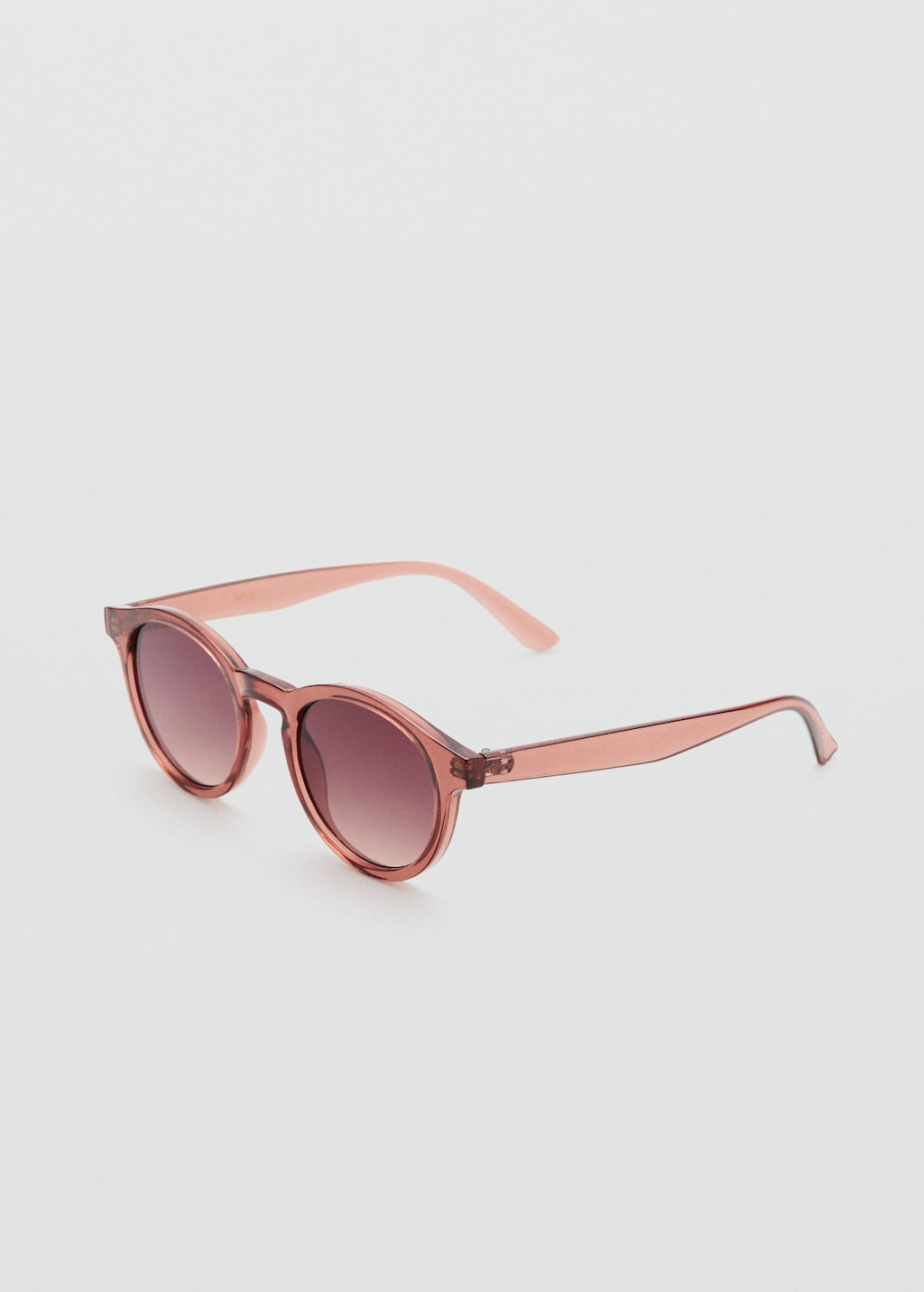 Mango Lunettes De Soleil Monture Ronde Pêche - Femme - Taille Unique -  In Pink