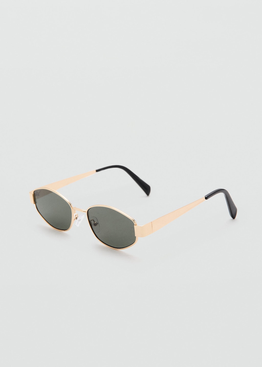 Mango Lunettes De Soleil Monture Métallique Or - Femme - Taille Unique -  In Gold