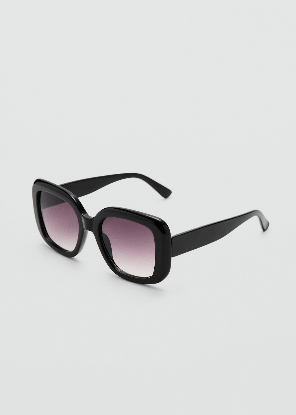 Mango Lunettes De Soleil Monture Carrée Noir - Femme - Taille Unique -  In Black
