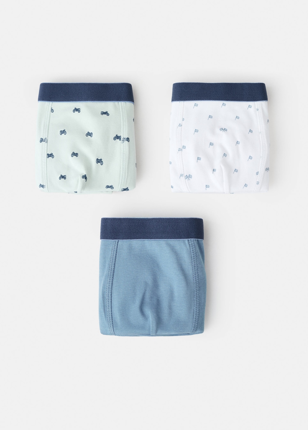 Mango Kids' Briefs Motor Aqua Green In Multi